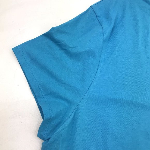 Just My Size Womens Blue Short Sleeve Crewneck T-Shirt 3X 22W/24W - Picture 2 of 4